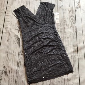 NWT Grey Lace Dress